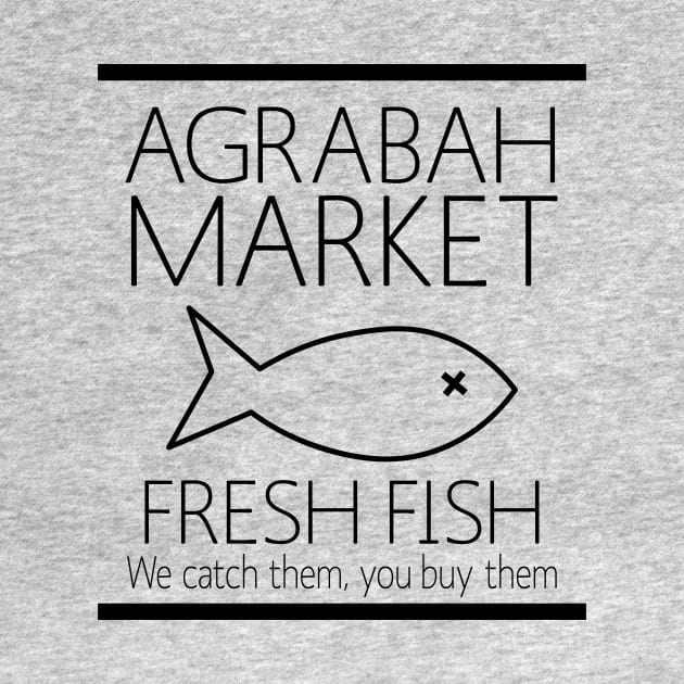 Agrabah Fish Market by Geek Tees